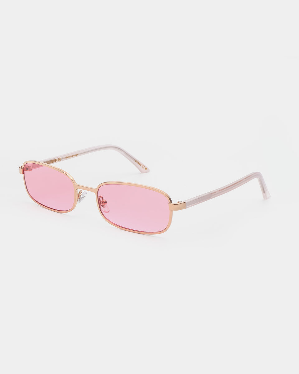 Noah Sunglasses - Rosegold Galactic Pink