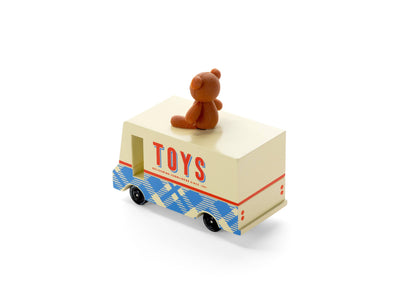 Candyvan - Teddy Toy Van - Wooden Diecast Toy Car Candylab