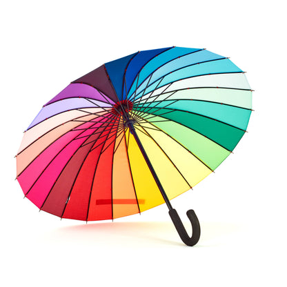 Everyday Rainbow Umbrella 105cm diameter: Multicolour