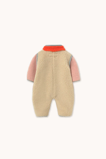 Colour Block Sherpa One Piece