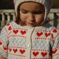Belou Knit Balaclava - Heart