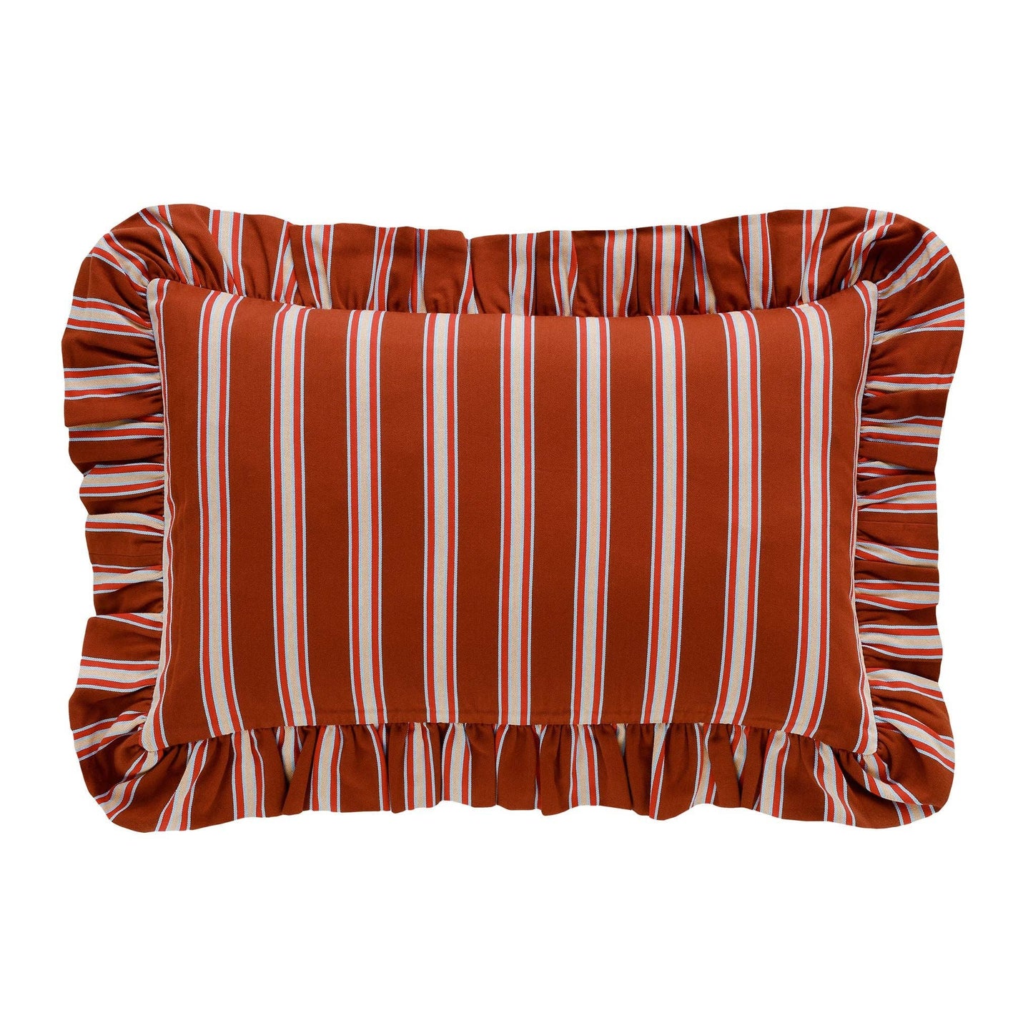 Cacao pop stripe cushion