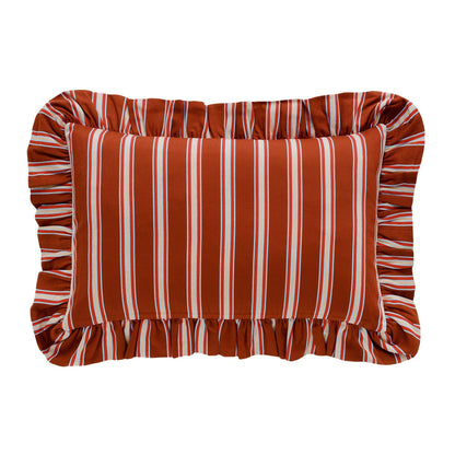 Cacao pop stripe cushion
