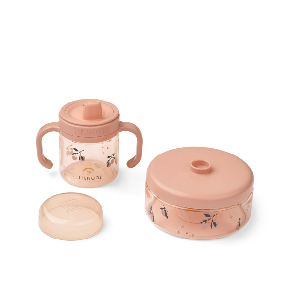Beatrix Tableware Set - Peach/Sea Shell