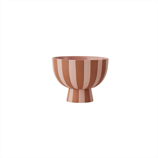 Toppu Caramel Stripe Bowl