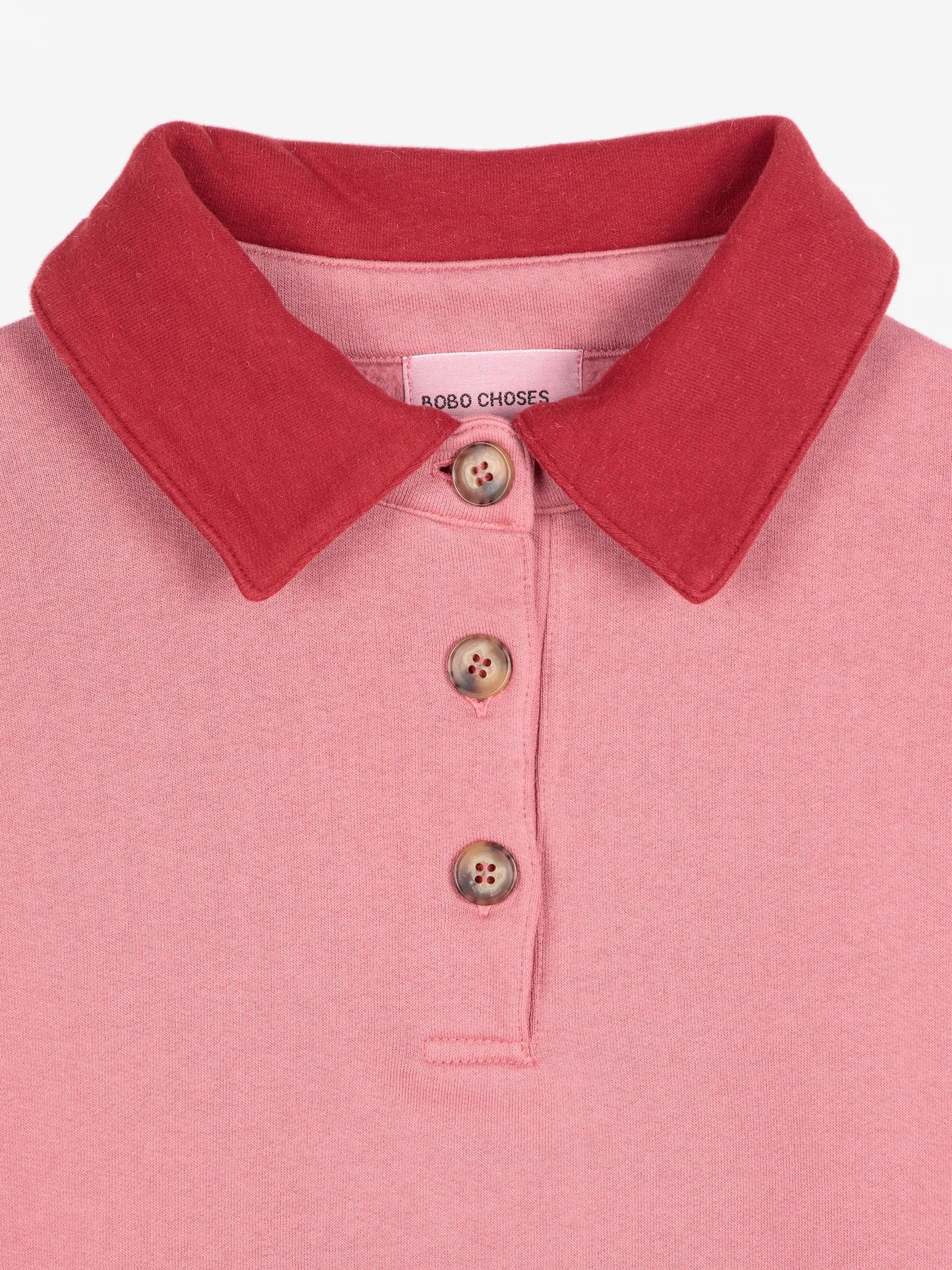 Colourblock Oversize Polo Sweatshirt