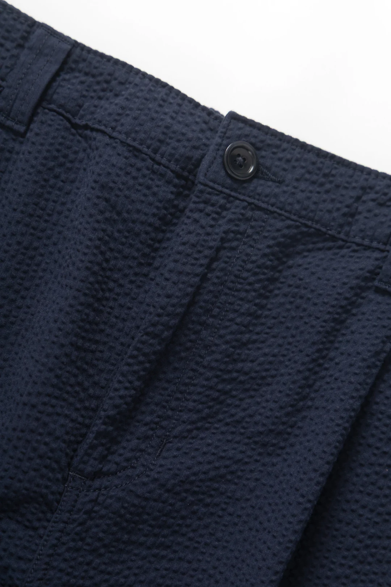 Seersucker Waiter Pants Navy