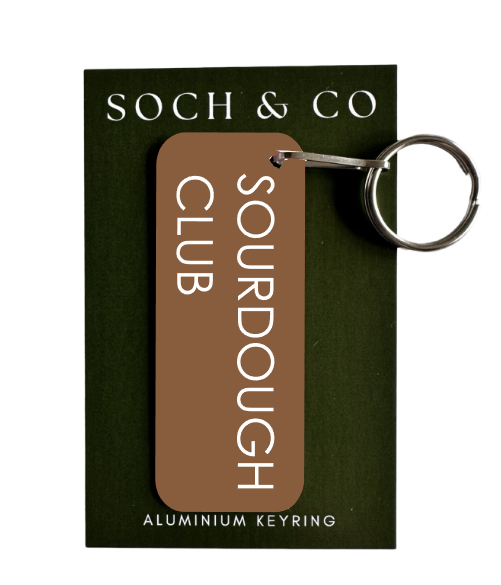 Sourdough club keyring