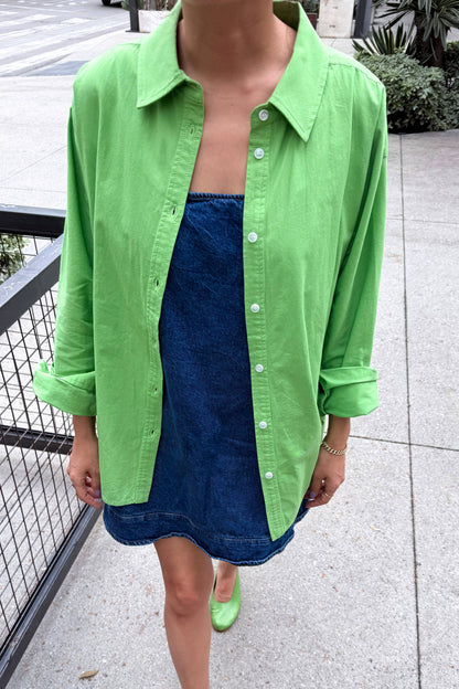 Light Weight Owen Shirt - Green Bud