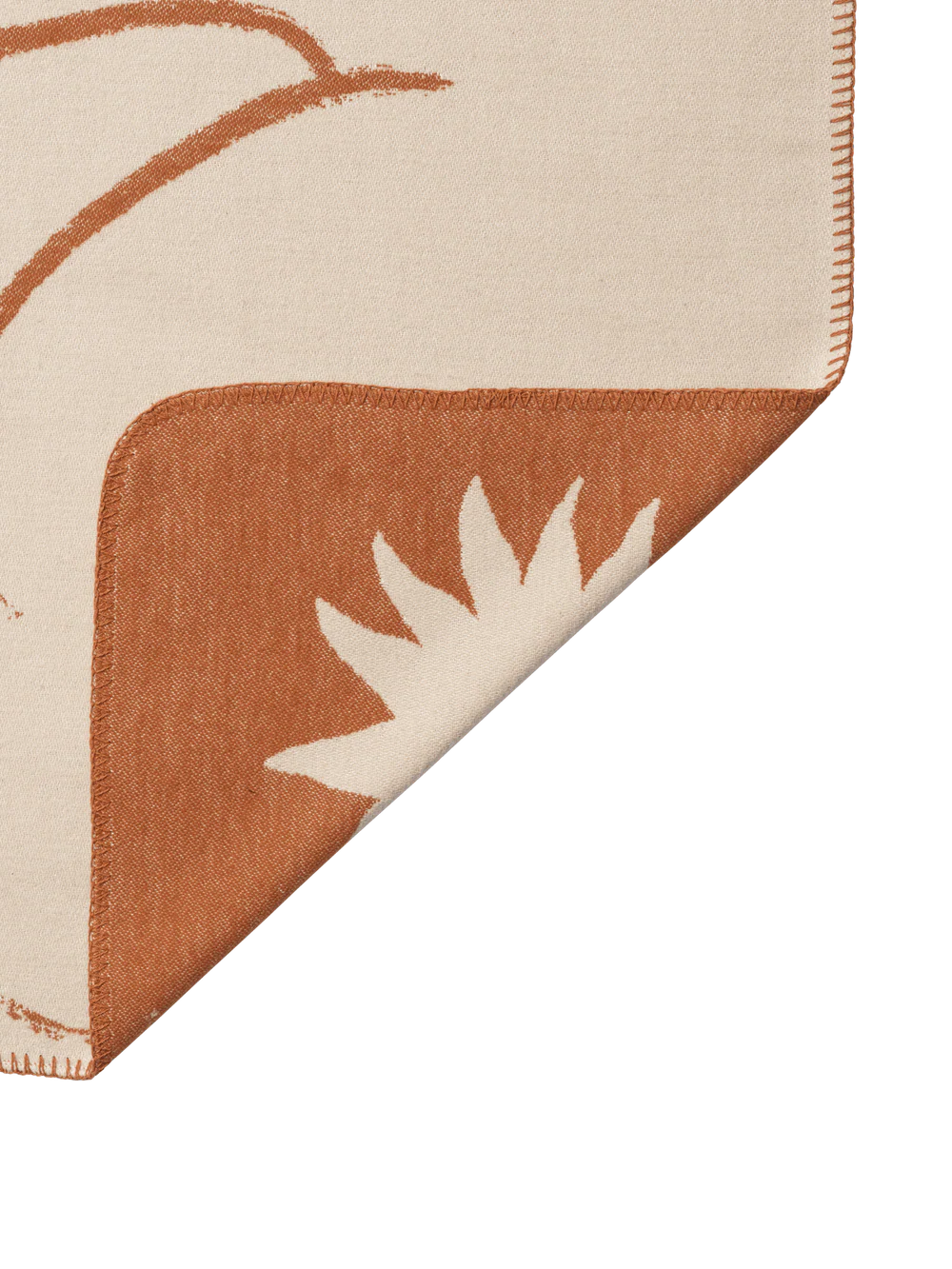 Skye Blanket - Sienna/ Parchment