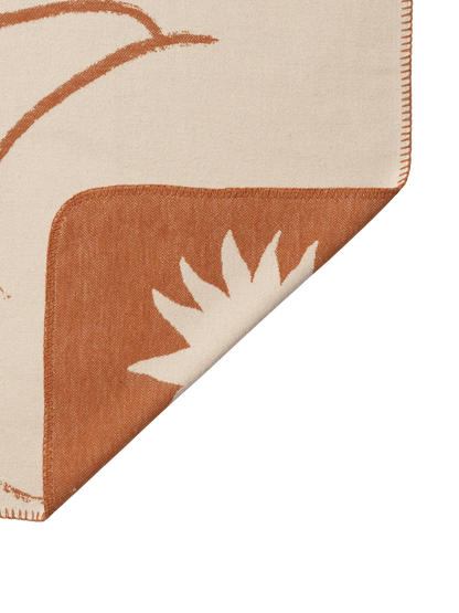 Skye Blanket - Sienna/ Parchment