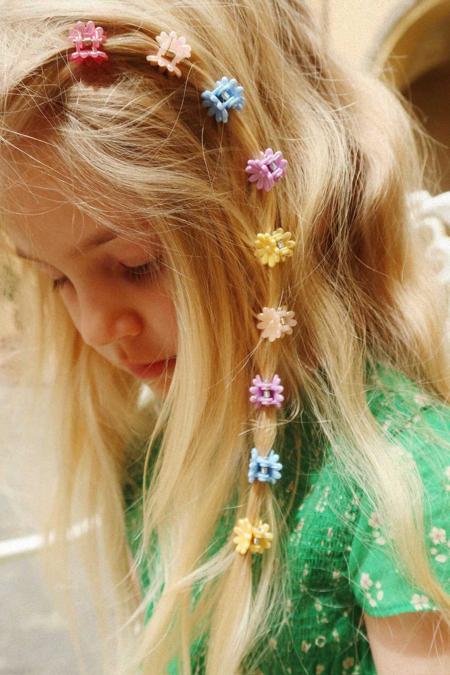 10 Pack Mini Flower Hair Claws