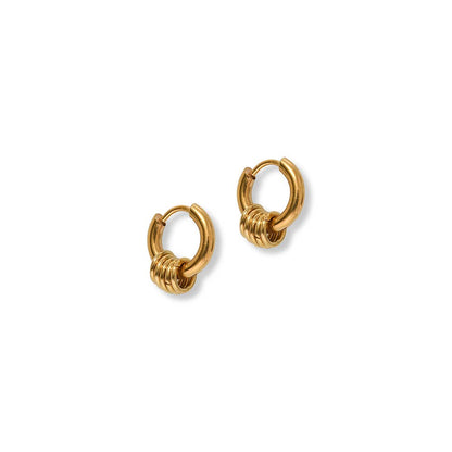 Sienna Hoops: Gold