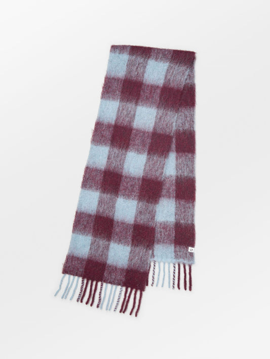 Check Mincho Scarf - Violet