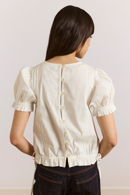 Mabel Lace Insert Blouse