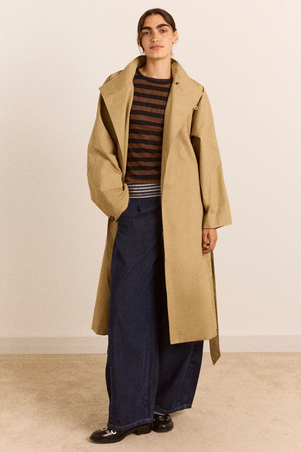 Jasmin Trench Coat - Tan