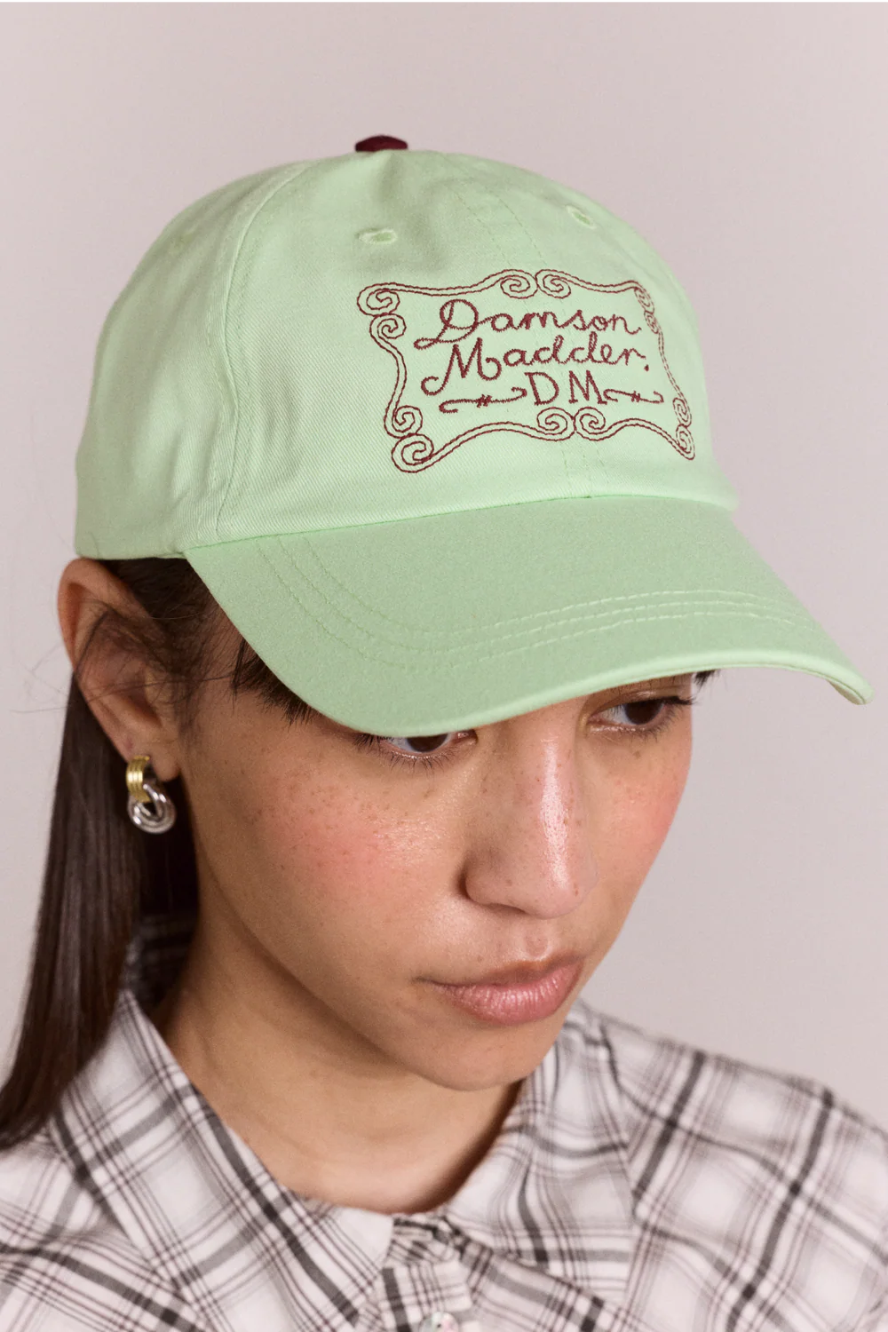 Damson Madder Cap - Mint