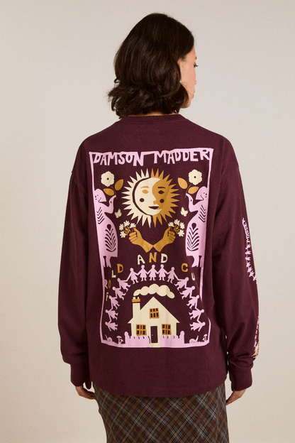 Paper Cut Gals Long Sleeve Tee