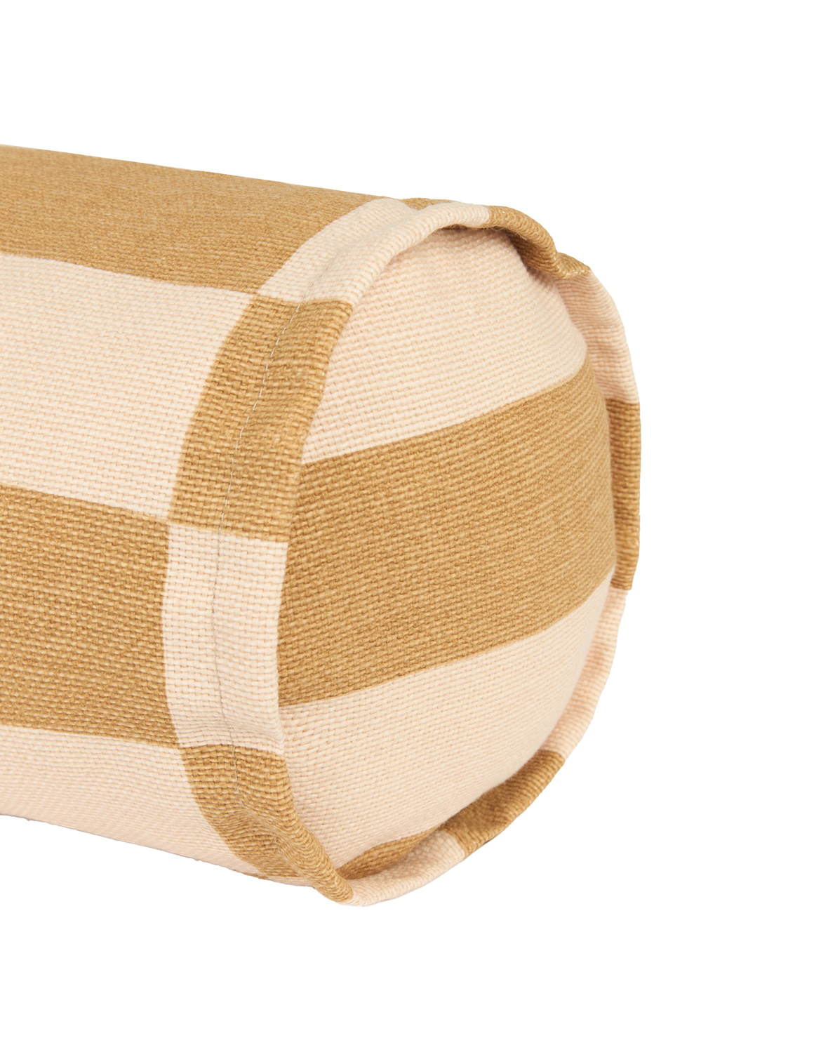 Cylinder Cushion - Mustard Sand Tiles