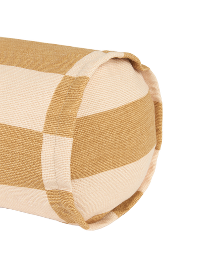 Cylinder Cushion - Mustard Sand Tiles
