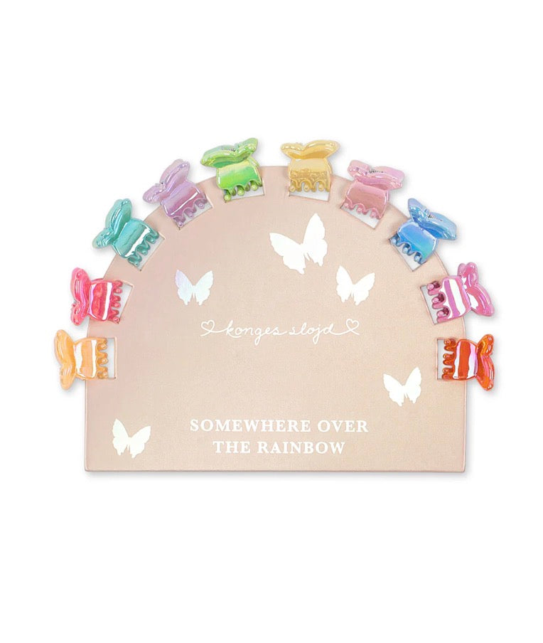 10 Pack Mini Butterfly Hair Clips