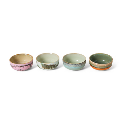 70’s Tapas Bowls - Renaissance Set of 4