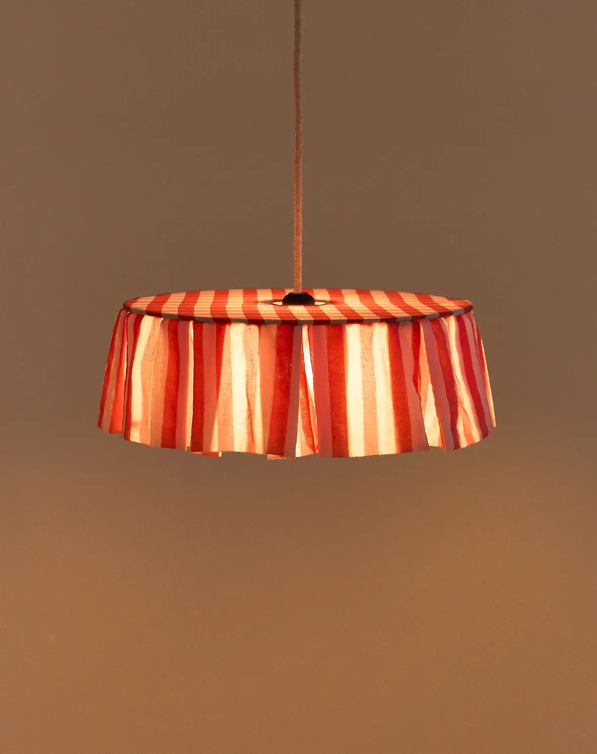 Vibes Lampshade - Red Stripes