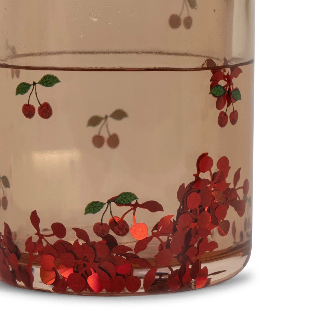Glitter Cups 2 Pack - Cherry Bow