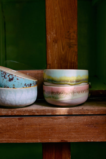 70’s Ceramic Dessert Bowl Glaze