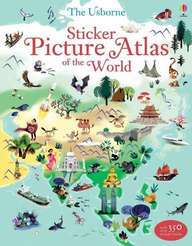 Sticker Picture Atlas Of The World