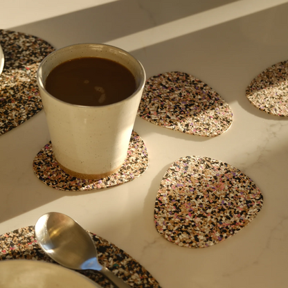 Beach Clean Pebble Coaster Set