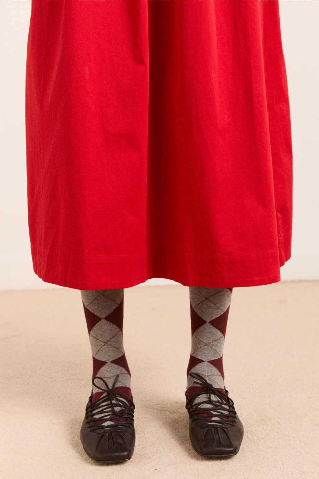 Malinda Long Sleeve Smock Midi Dress