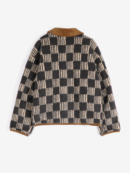 Almost Moiré Sherpa Jacket