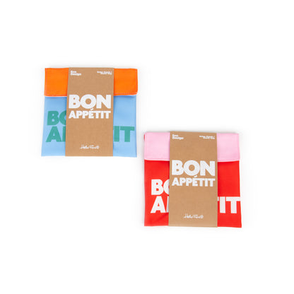 Bon Appetite Waterproof Snack Bag- Light Blue