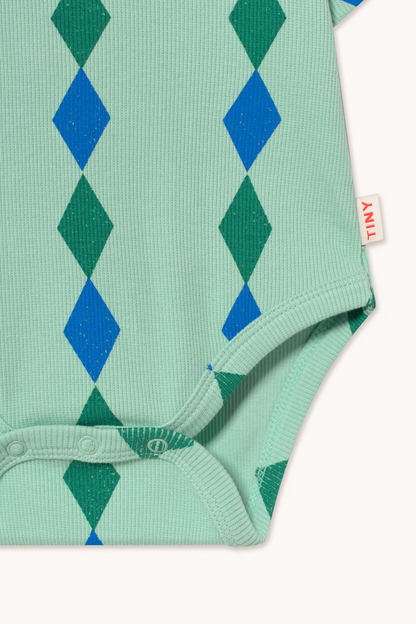Diamonds Rib Body - Washed Emerald