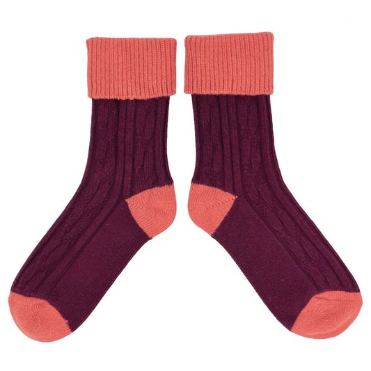 Cashmere Blend Slouch Socks