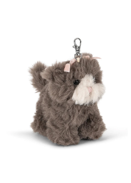Animal Bag Charm - Grey Cat