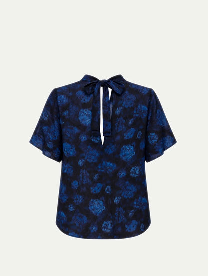 Silk Bow  Top