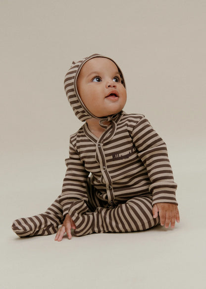 Milking It Acorn Stripe Onsie