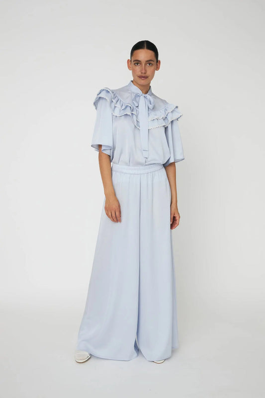 Culotte Pants - Dust Blue