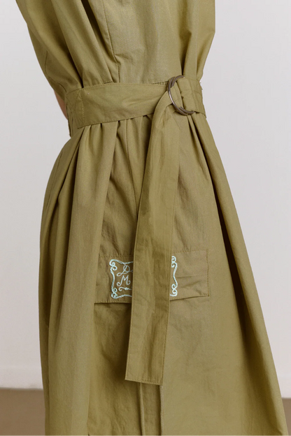 Tate Midi Dress - Olive