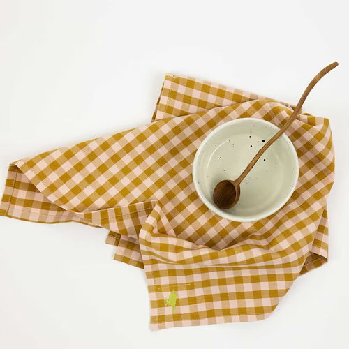 Maria Towel Pink / Mustard