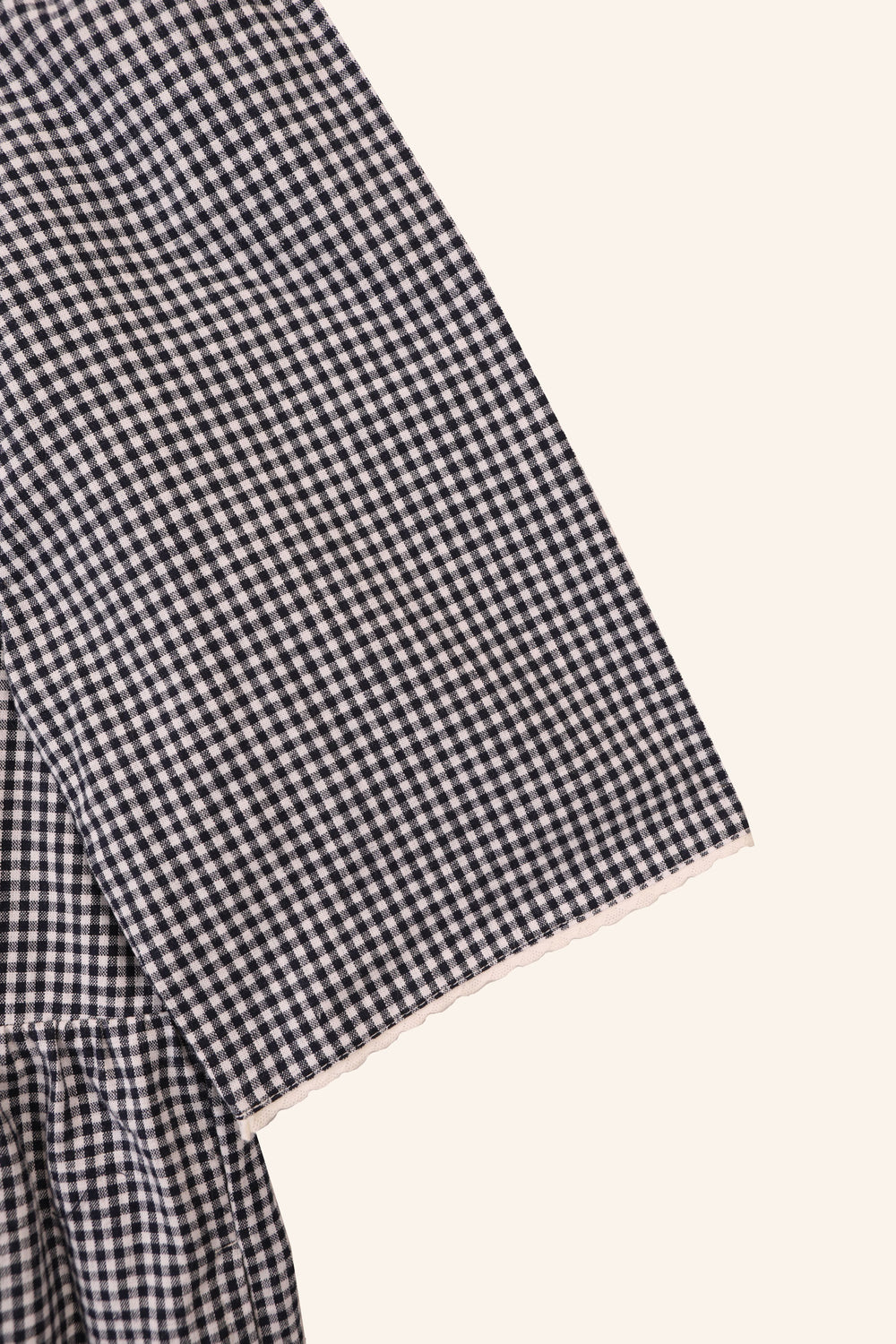 Mahonia Dress - Navy Gingham
