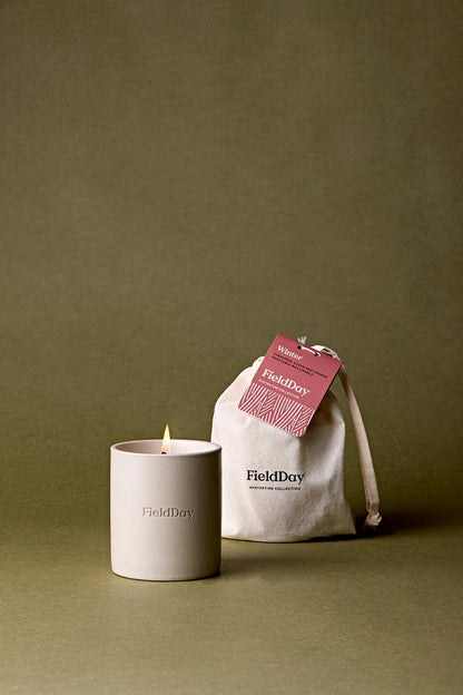Winter Vegetable Wax Large Candle