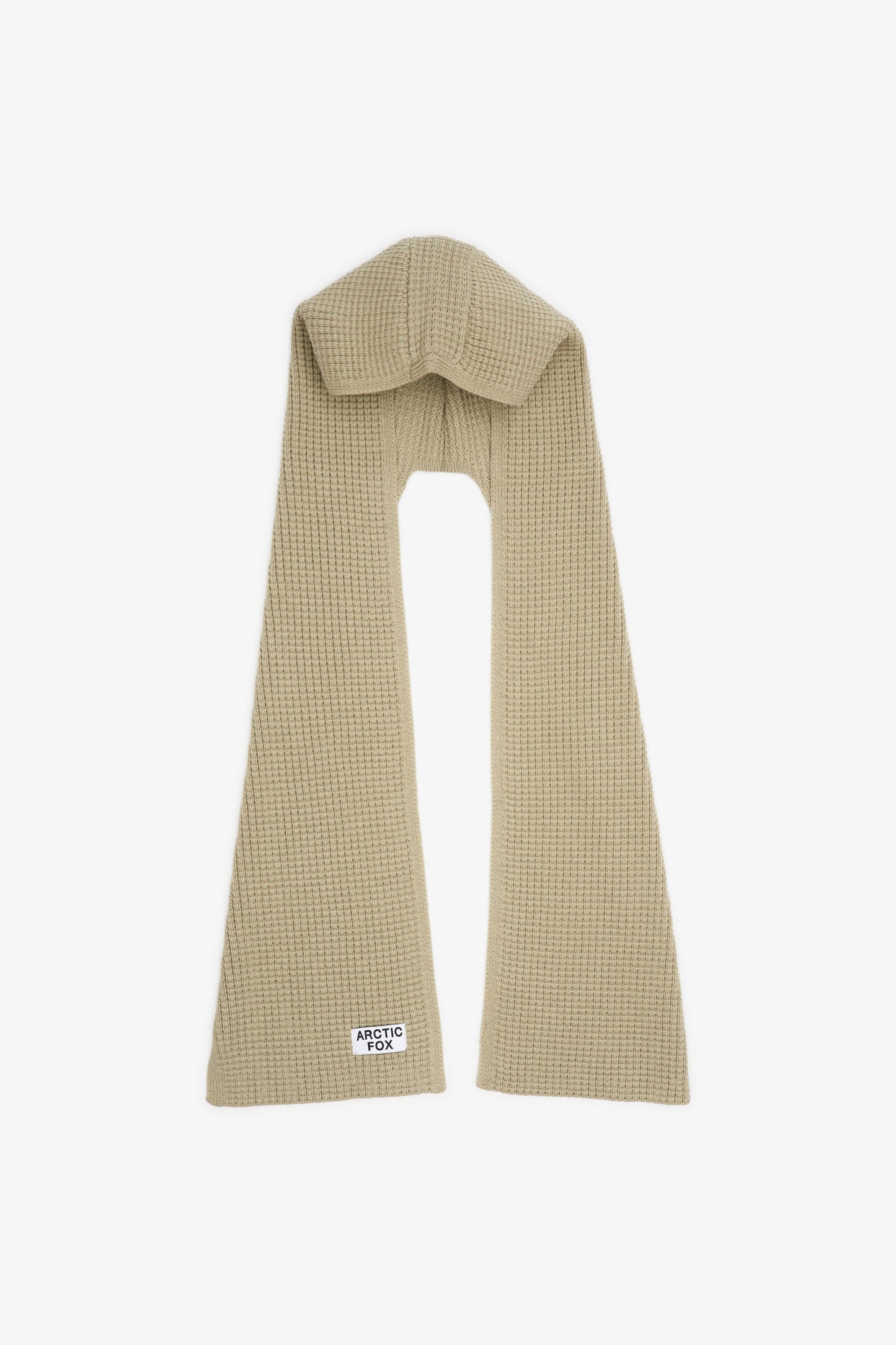 The Recycled Bottle Hooded Scarf - Arctic Grey