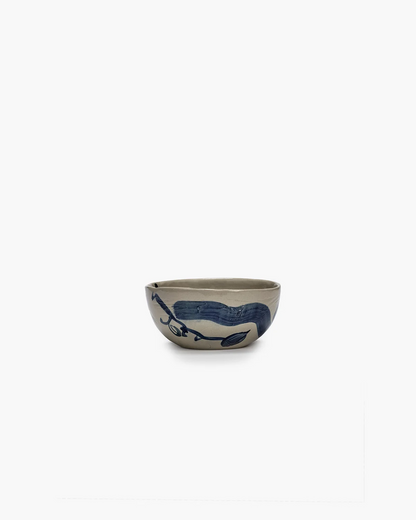 Soup Bowl Beige Blue Sophia
