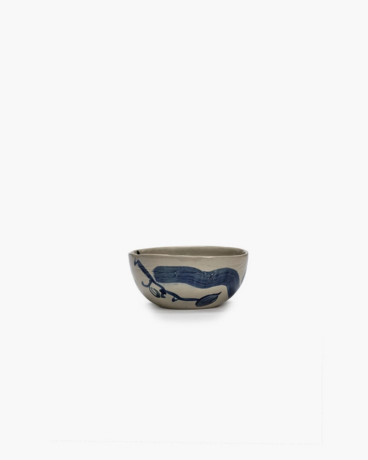 Soup Bowl Beige Blue Sophia