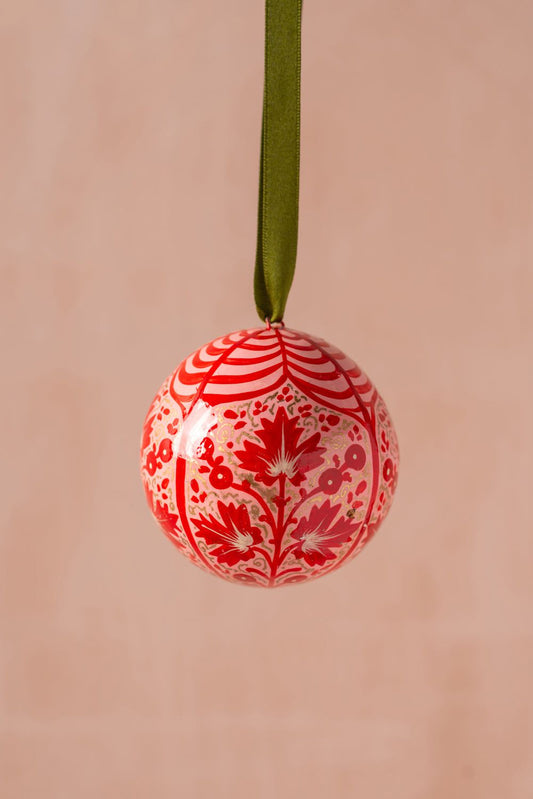 Pink & Red Kashmiri Bauble