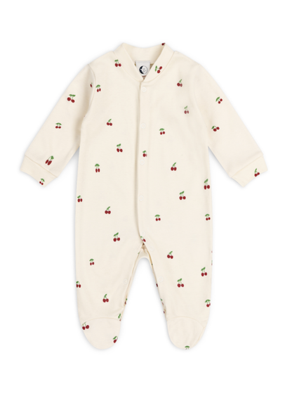 Baby Sleepsuit | Cherry On Oatmeal: 3-6 Months