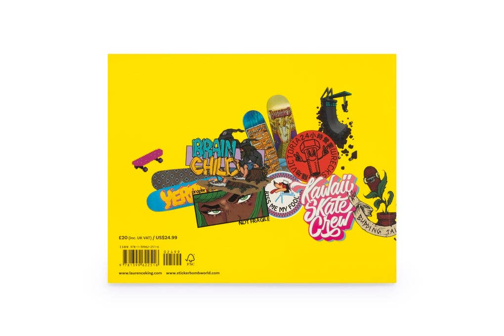 Skateboard Stickers by Stickerbomb - Paperback